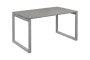 SEK-O - 14 stůl kancelářský, kovová podnož stříbrná, deska 25 mm, široký 1400 mm, šedá